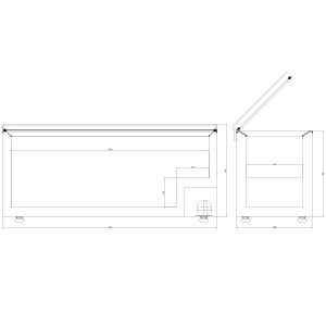 Blizzard 650L Chest Freezer