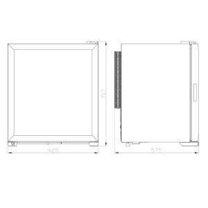 Blizzard Counter Top Freezer 99L