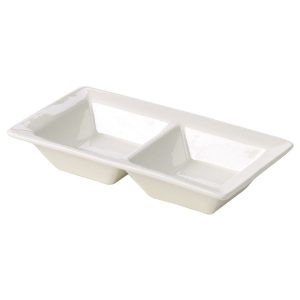 Genware Fine China Double Dish 15cm/6″