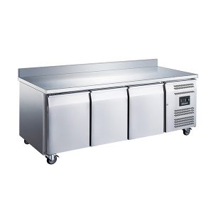 Blizzard 3 Door GN1/1 Freezer Counter with Upstand 417L