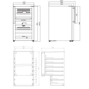 Compact Single Door Bottle Cooler (115 cans)