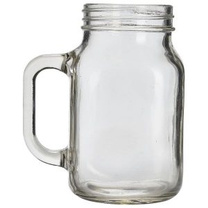 Genware Glass Mason Jar 50cl / 17.5oz QTY:12