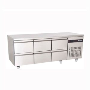 6 Drawer 1/1 Gastronorm Counter 429L