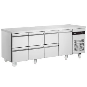 1 Door 6 Drawer 1/1 Gastronorm Counter 583L