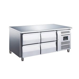 Blizzard 4 Drawer Low Height 650mm Snack Counter 214L