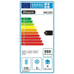 Blizzard 2 Door Low Height 650mm Snack Counter 214L