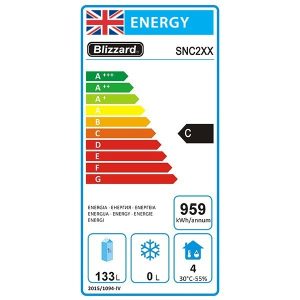 Blizzard 2 Door Low Height 650mm Snack Counter 214L