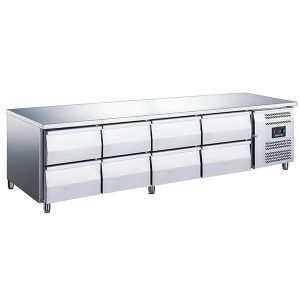 Blizzard 8 Drawer Low Height 650mm Snack Counter 420L