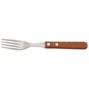 Steak Fork Dark Wood Handle (Dozen)