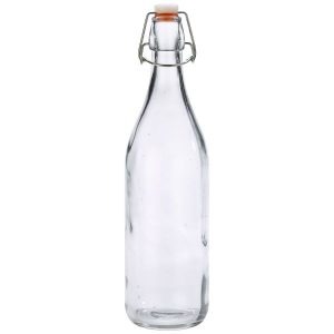 Genware Glass Swing Bottle 1L / 35oz QTY:6