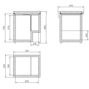 Chest Freezer 187L