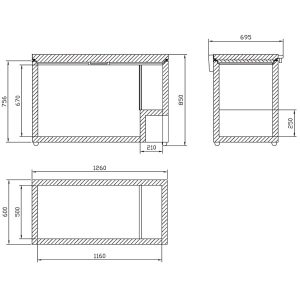 Chest Freezer 373L