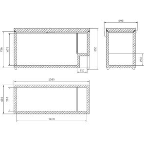 Chest Freezer 476L