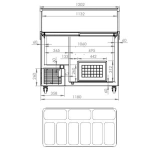 Venus Ice Cream Display 354L