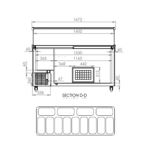 Venus Ice Cream Display 557L