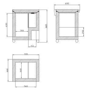 Low Temp -25/-45C Chest Freezer 140L