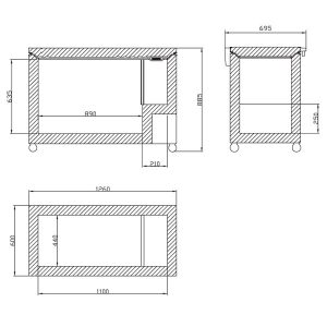 Low Temp -40/-60C Chest Freezer 296L
