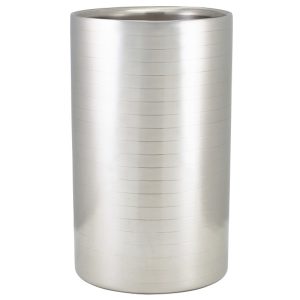 GenWare Ribbed Stainless Steel Wine Cooler