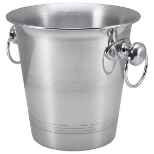 Aluminium Wine Bucket With Ring Hdls  3.25Ltr