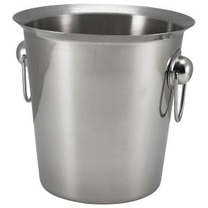 GenWare Stainless Steel Wine Bucket With Ring Handles