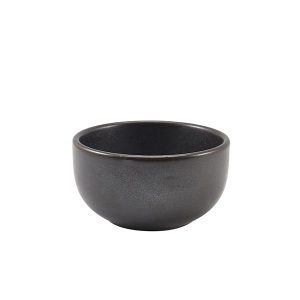 Terra Porcelain Black Round Bowl 11.5cm QTY:6