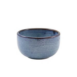 Terra Porcelain Aqua Blue Round Bowl 12.5cm QTY:6