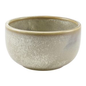 Terra Porcelain Matt Grey Round Bowl 12.5cm QTY:6