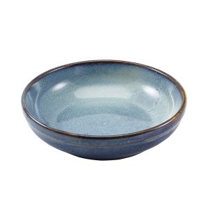 Terra Porcelain Aqua Blue Coupe Bowl 23cm QTY:6