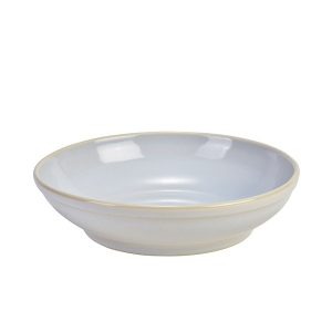 Terra Stoneware Rustic White Coupe Bowl 23cm QTY: 6