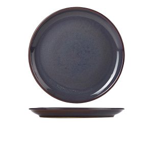Terra Stoneware Rustic Blue Coupe Plate 27.5cm QTY:6