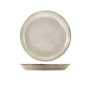 Terra Porcelain Grey Coupe Plate 19cm QTY:6