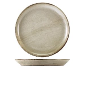 Terra Porcelain Grey Coupe Plate 30.5cm QTY:6