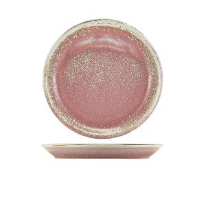Terra Porcelain Rose Coupe Plate 24cm QTY:6