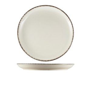 Terra Stoneware Sereno Grey Coupe Plate 27.5cm QTY:6