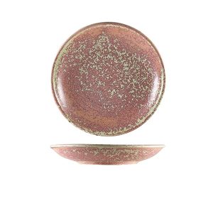 Terra Porcelain Rose Deep Coupe Plate 21cm QTY:6