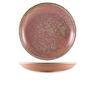 Terra Porcelain Rose Deep Coupe Plate 28cm QTY:3