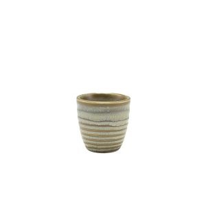 Terra Porcelain Matt Grey Dip Pot 8.5cl/3oz QTY:12