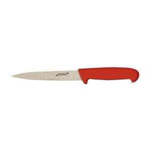 Genware 6″ Flexible Filleting Knife Red