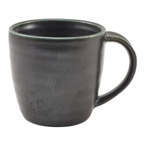Terra Porcelain Black Mug 30cl/10.5oz QTY:6