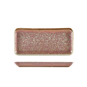 Terra Porcelain Rose Narrow Rectangular Platter 27 x 12.5cm QTY:6