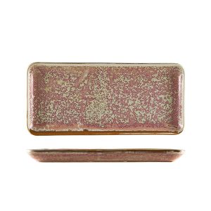 Terra Porcelain Rose Narrow Rectangular Platter 30 x 14cm QTY:6