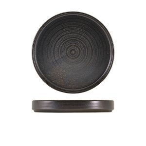 Terra Porcelain Black Presentation Plate 20.5cm QTY:6