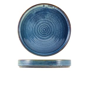 Terra Porcelain Aqua Blue Presentation Plate 26cm QTY:6