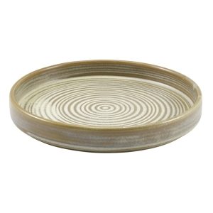 Terra Porcelain Matt Grey Presentation Plate 18cm QTY:6