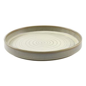 Terra Porcelain Matt Grey Presentation Plate 26cm QTY:6