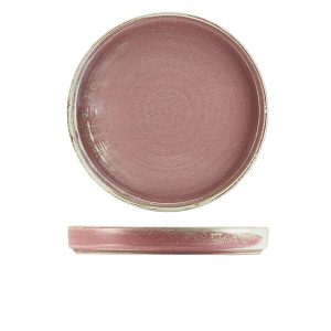 Terra Porcelain Rose Presentation Plate 26cm QTY:6