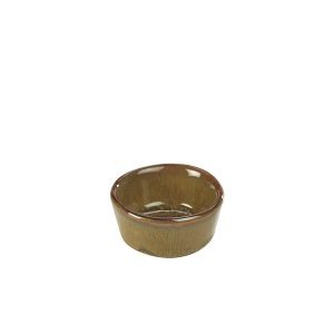 Terra Stoneware Rustic Brown Ramekin 1.5oz/45ml QTY: 12