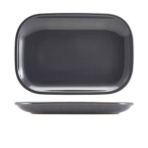 Terra Stoneware Rustic Blue Rectangular Plate 29 x 19.5cm QTY:6