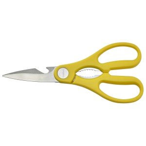 Stainless Steel Kitchen Scissors 8″ Yellow