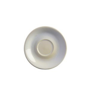 Terra Stoneware Rustic White Saucer 15cm QTY: 6